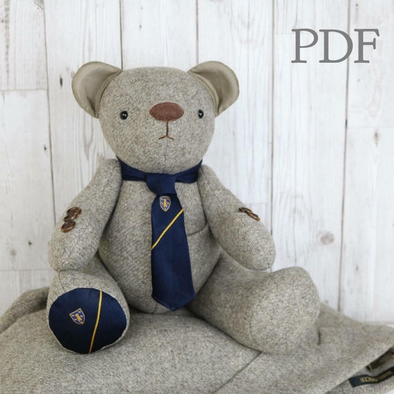 Printable Free Memory Bear Pattern Pdf FreePrintableTM FreePrintableTM