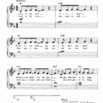 Piano Sheet Music For Beginners Popular Songs Free