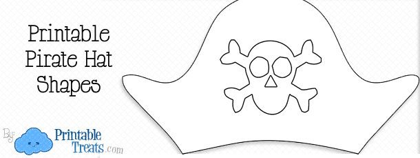 Pirate Hat Template Printable Treats Pirate Hat 