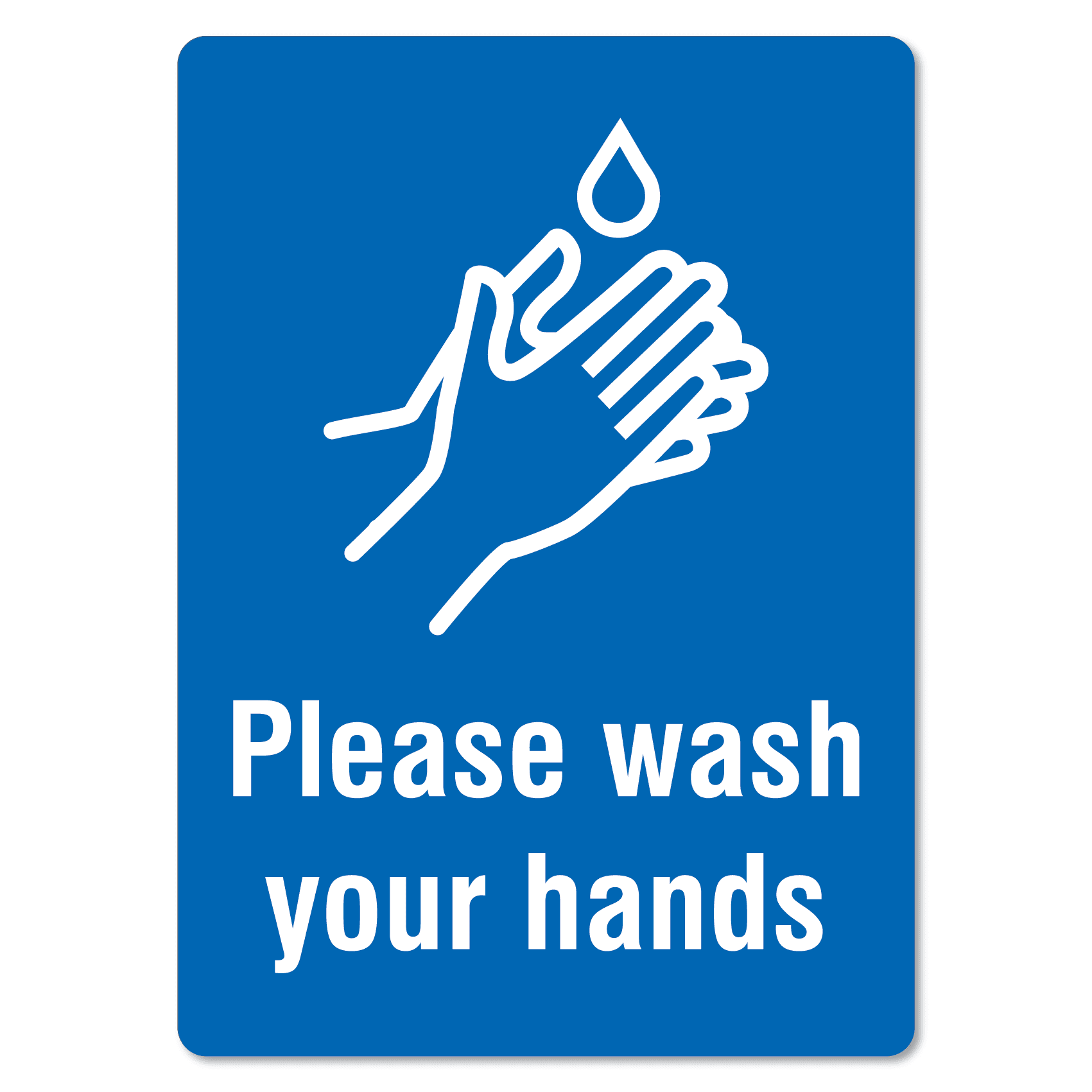 Please Wash Your Hands Sign The Signmaker