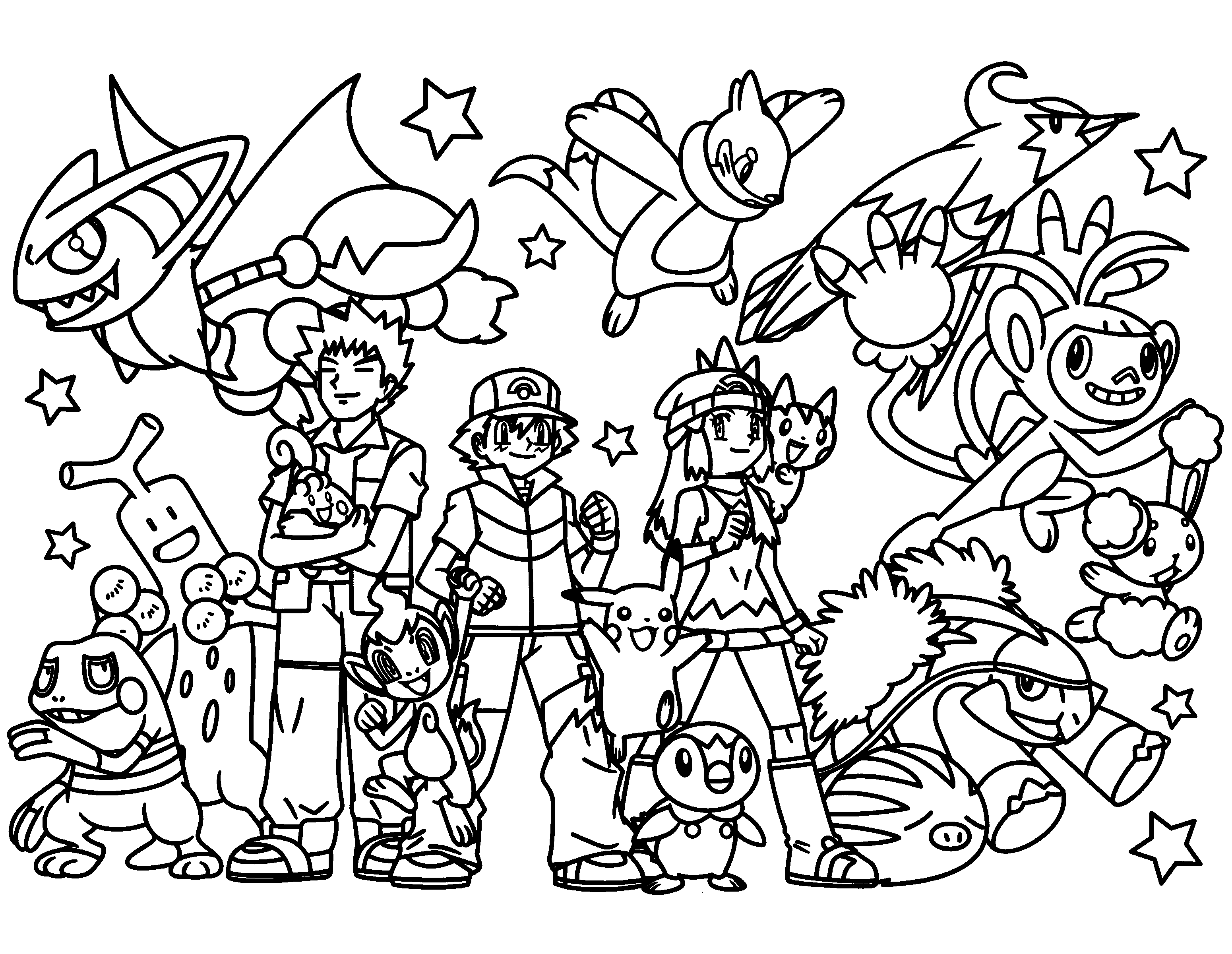 Pokemon Coloring Pages Join Your Favorite Pokemon On An 