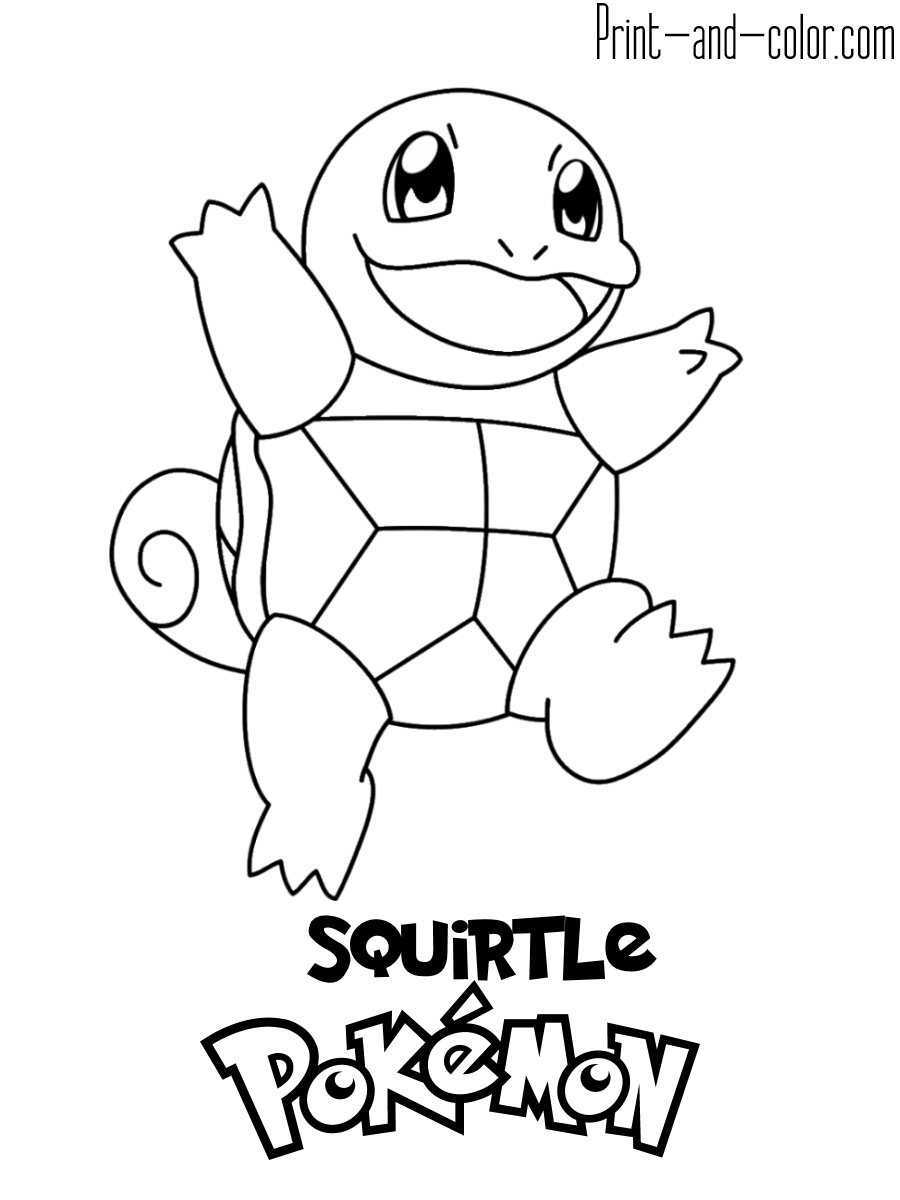 Pokemon Coloring Pages Print And Color