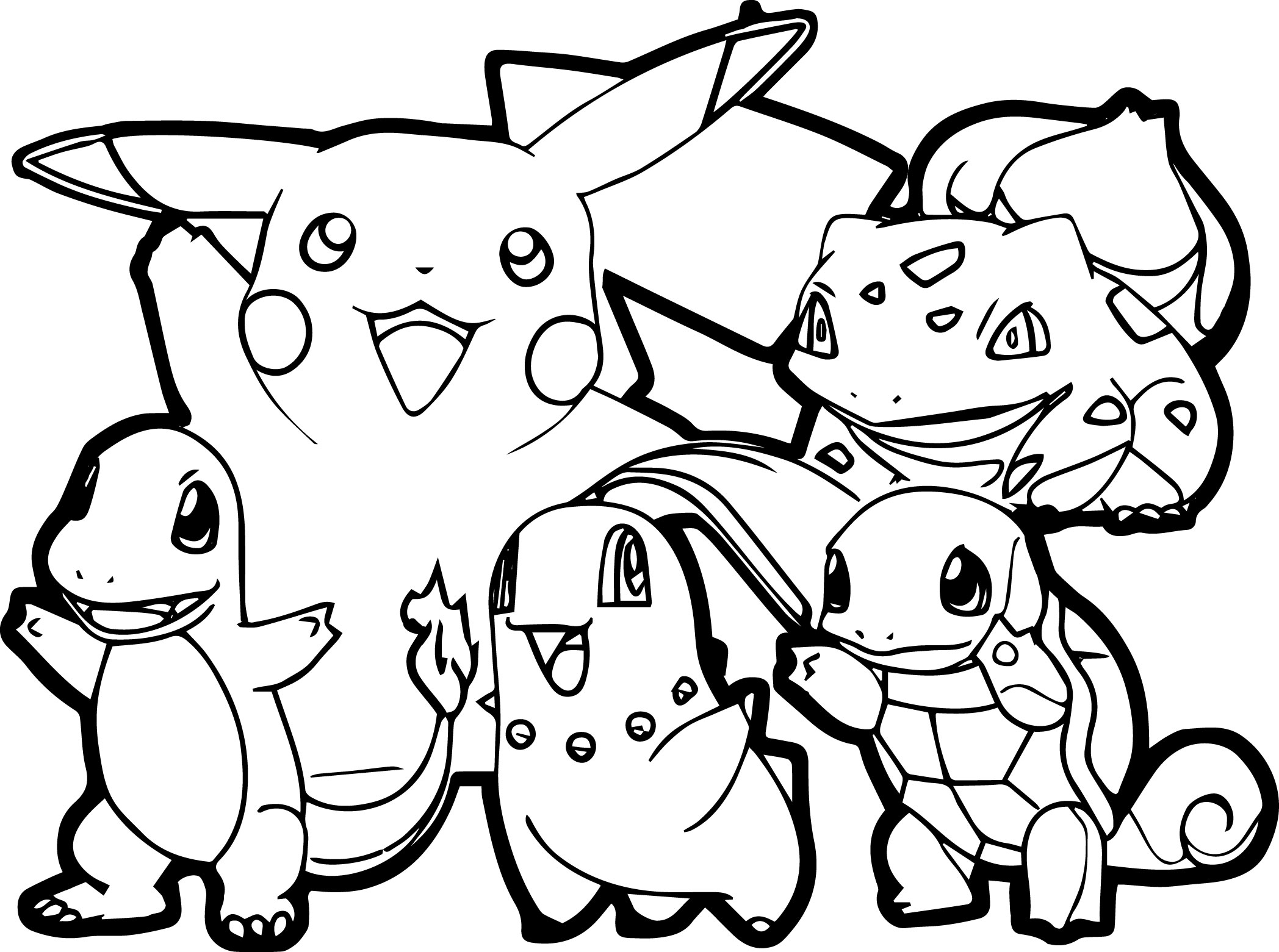 Pokemon For Children All Pokemon Coloring Pages Kids 