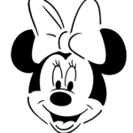 Print Download Free Minnie Mouse Coloring Pages