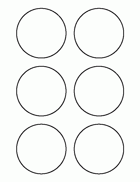 Printable 3 Inch Circle Template