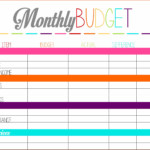 Printable Budget Planner Uk Planner Template Free