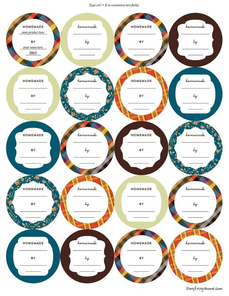 Printable Canning Jar Labels For Canning Jar Labels 