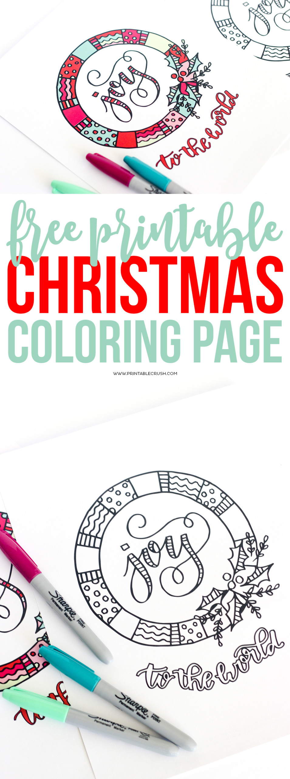 Printable Christmas Coloring Page