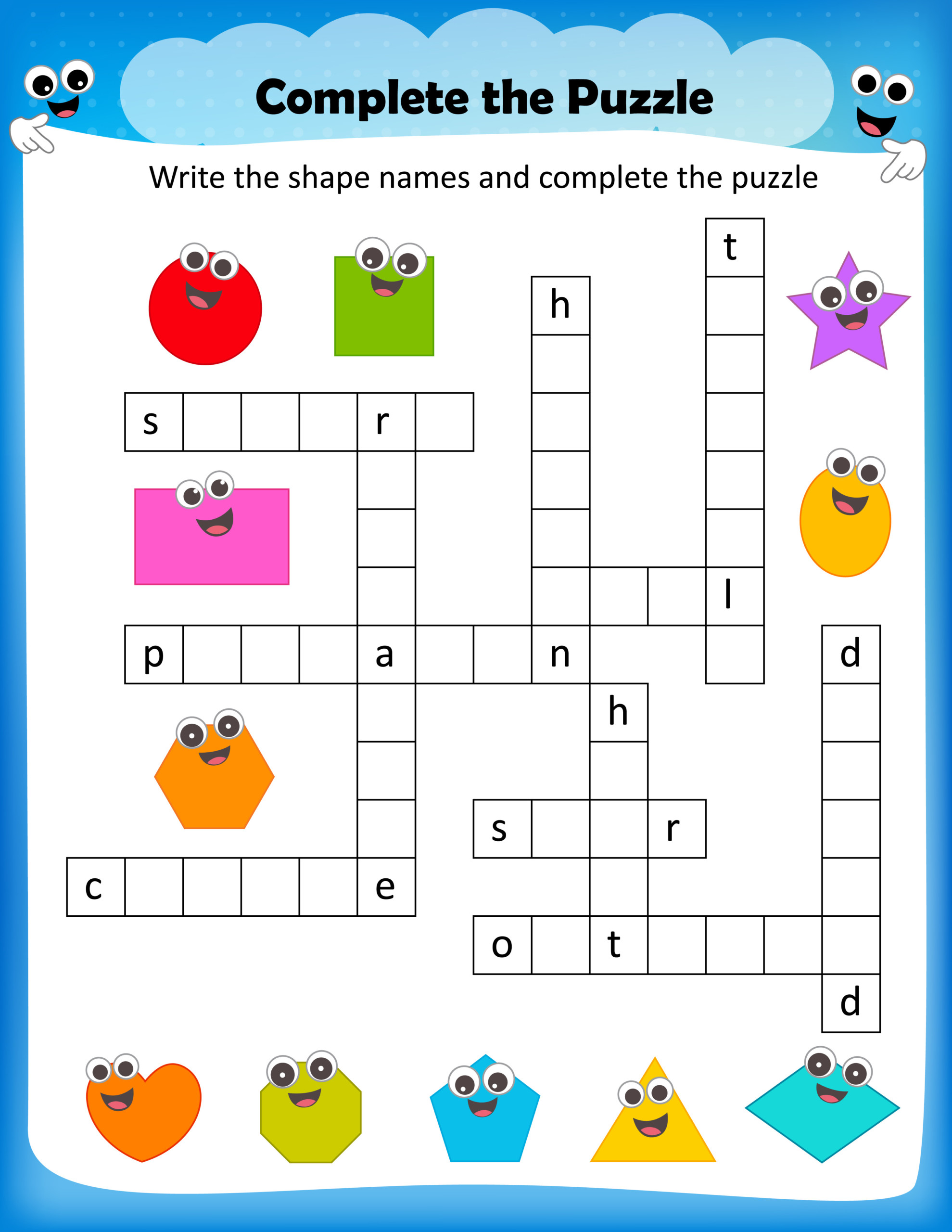 Printable Crossword Puzzles For 6 Year Olds Printable 