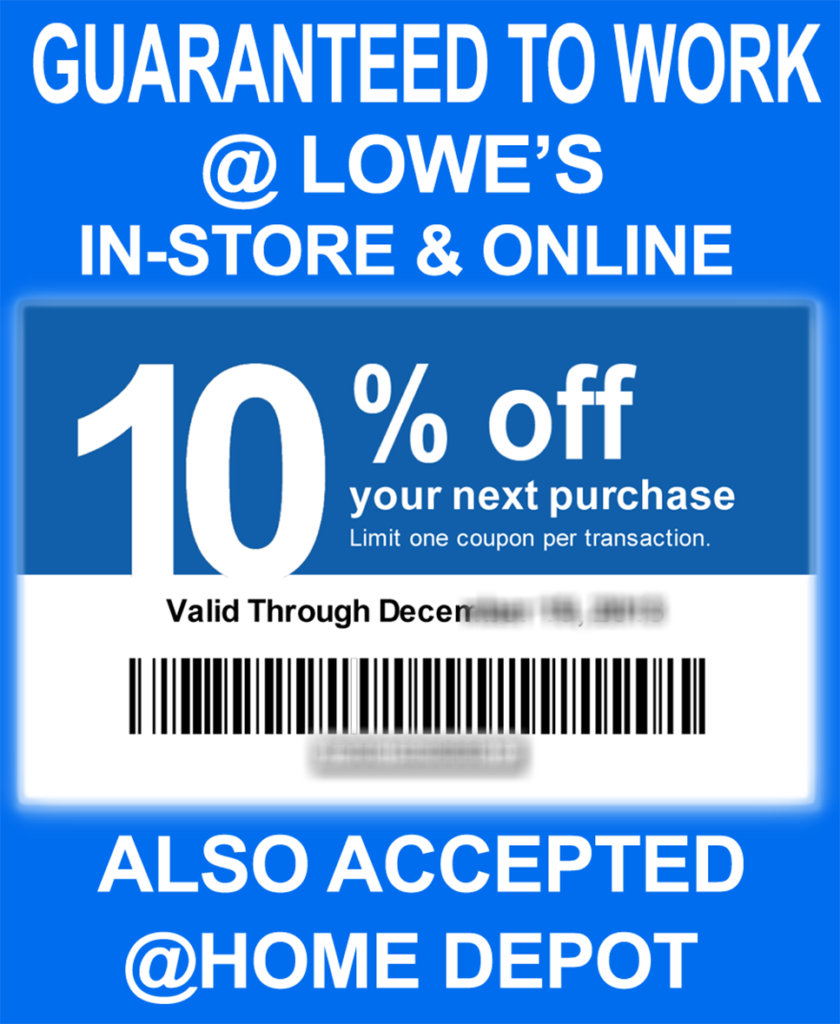 Lowes 20 Printable Coupon Free