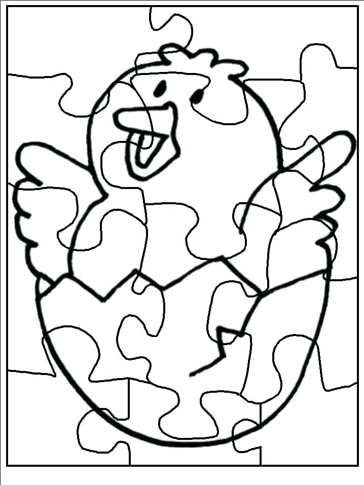 Puzzle Piece Coloring Page At GetColorings Free 