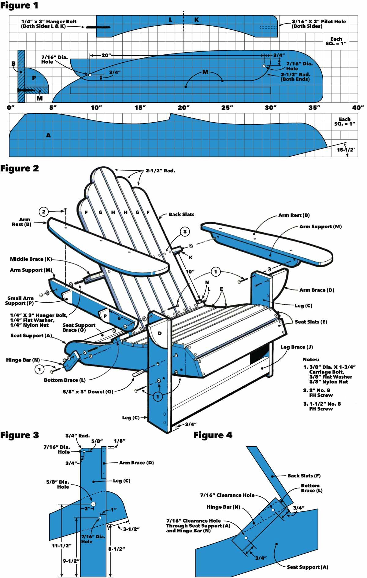 Free Printable Adirondack Chair Plans FreePrintableTM FreePrintableTM