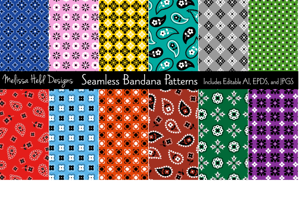 Printable Bandana Pattern