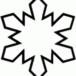 Simple Snowflake Coloring Page Free Printable Coloring Pages