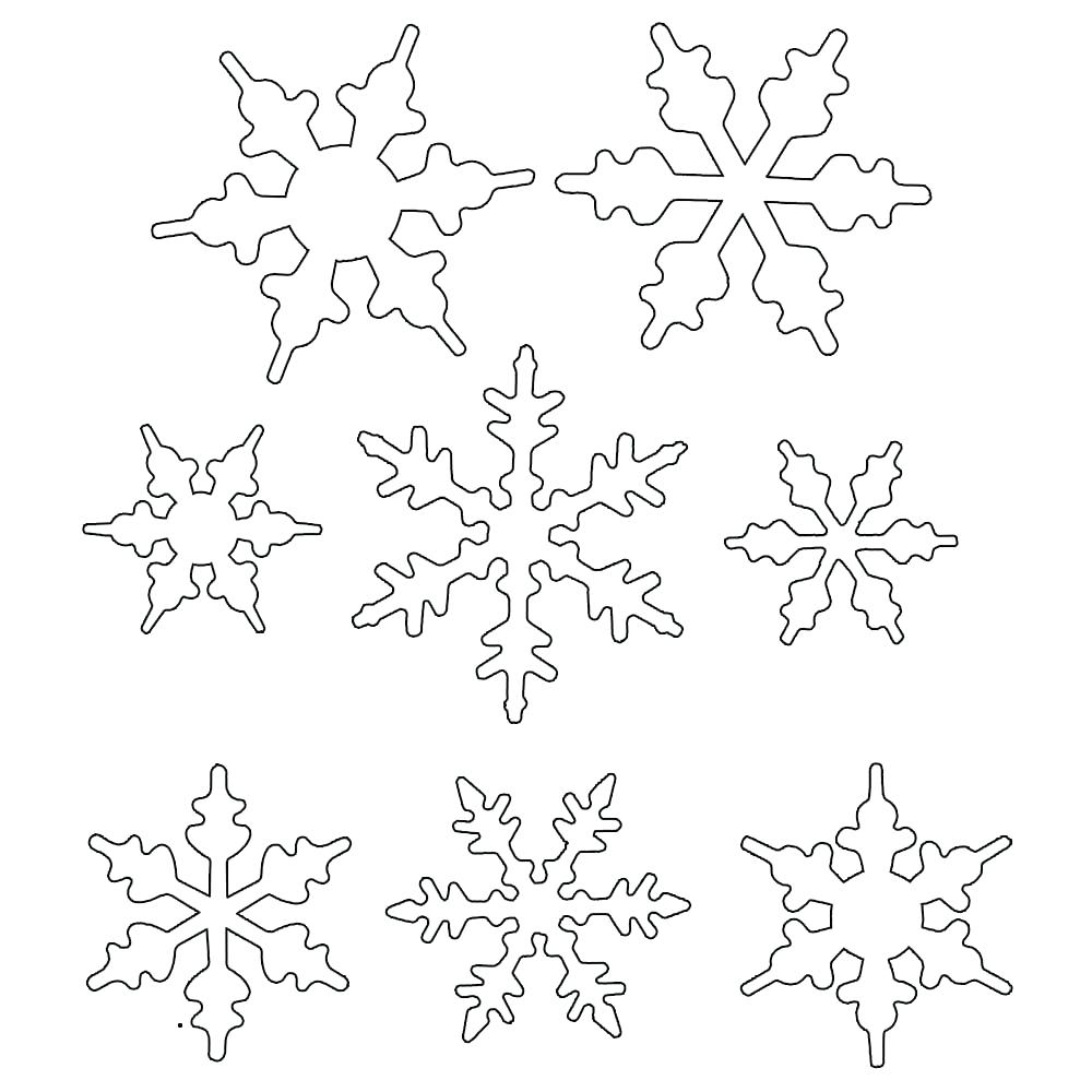 Simple Snowflake Drawing At GetDrawings Free Download