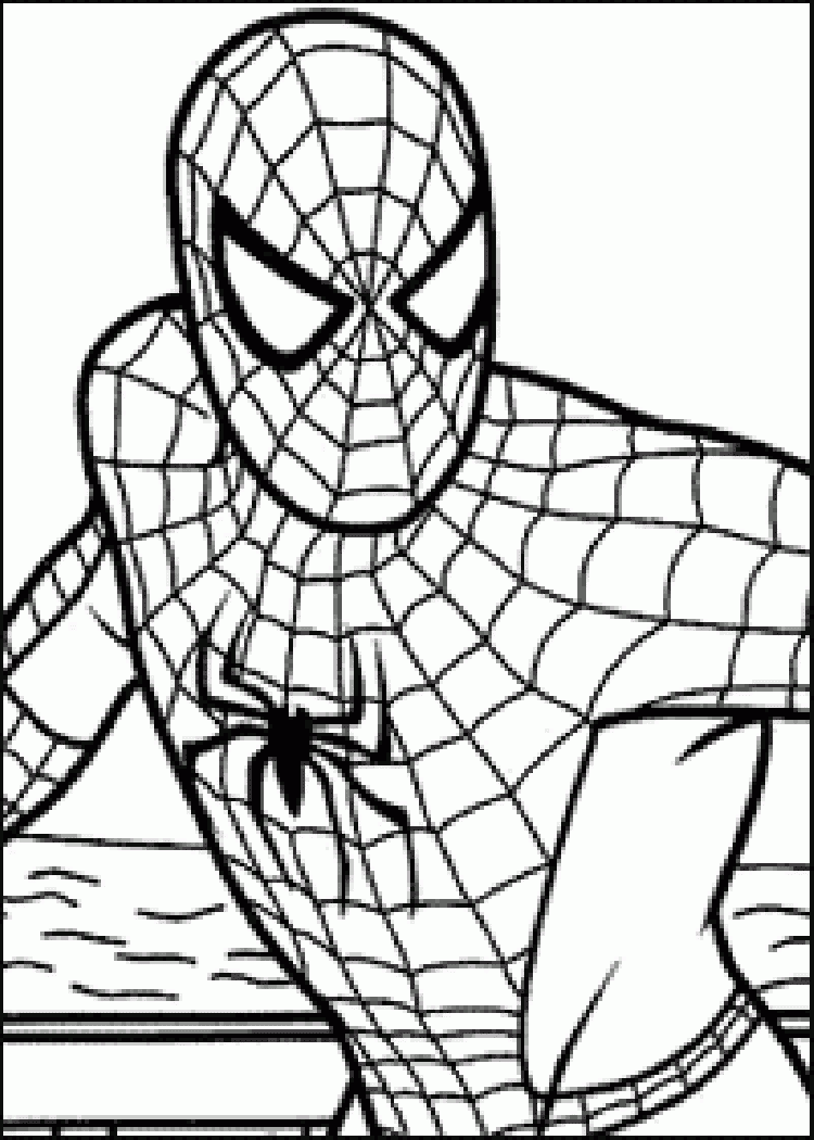 Spiderman To Print Spiderman Kids Coloring Pages