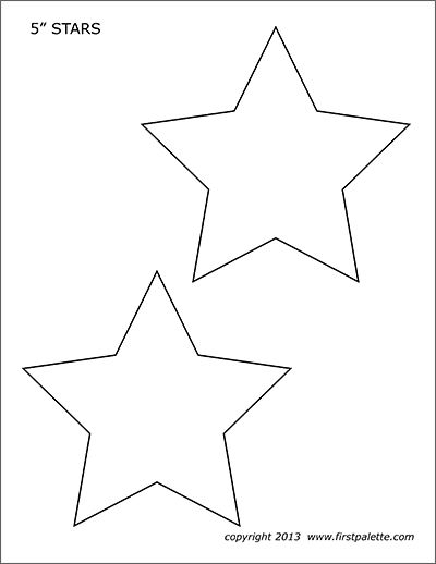 Stars Free Printable Templates Coloring Pages 