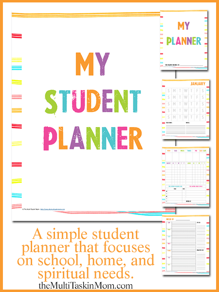 Student Planners The Multi Taskin Mom