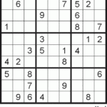 Sudoku Puzzle 28 Hard Free Printable Puzzles