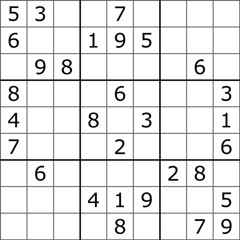 free printable fiendish sudoku puzzles