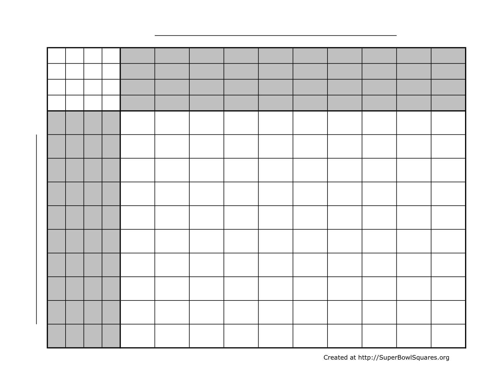 Super Bowl Squares Templat Try Updates