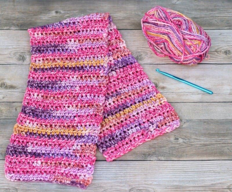 Super Simple Crochet Scarf Pattern With Video Lw Vogue