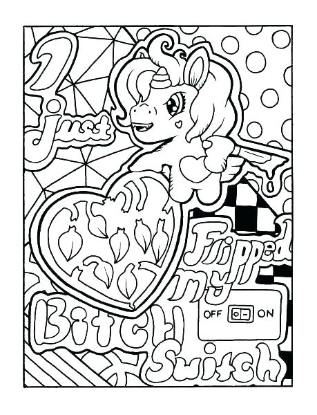 Swear Word Adult Coloring Pages At GetDrawings Free Download