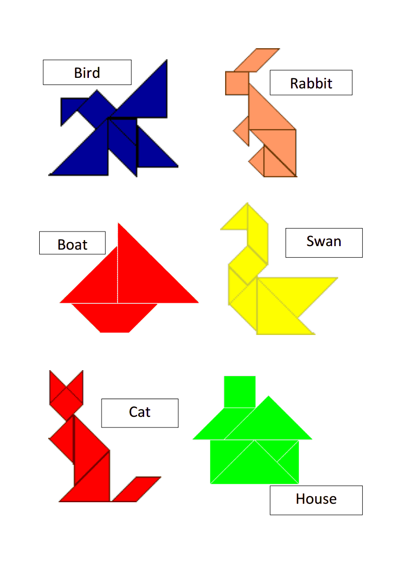 Tangram Templates pdf Tangram Puzzles Tangram Tangram 