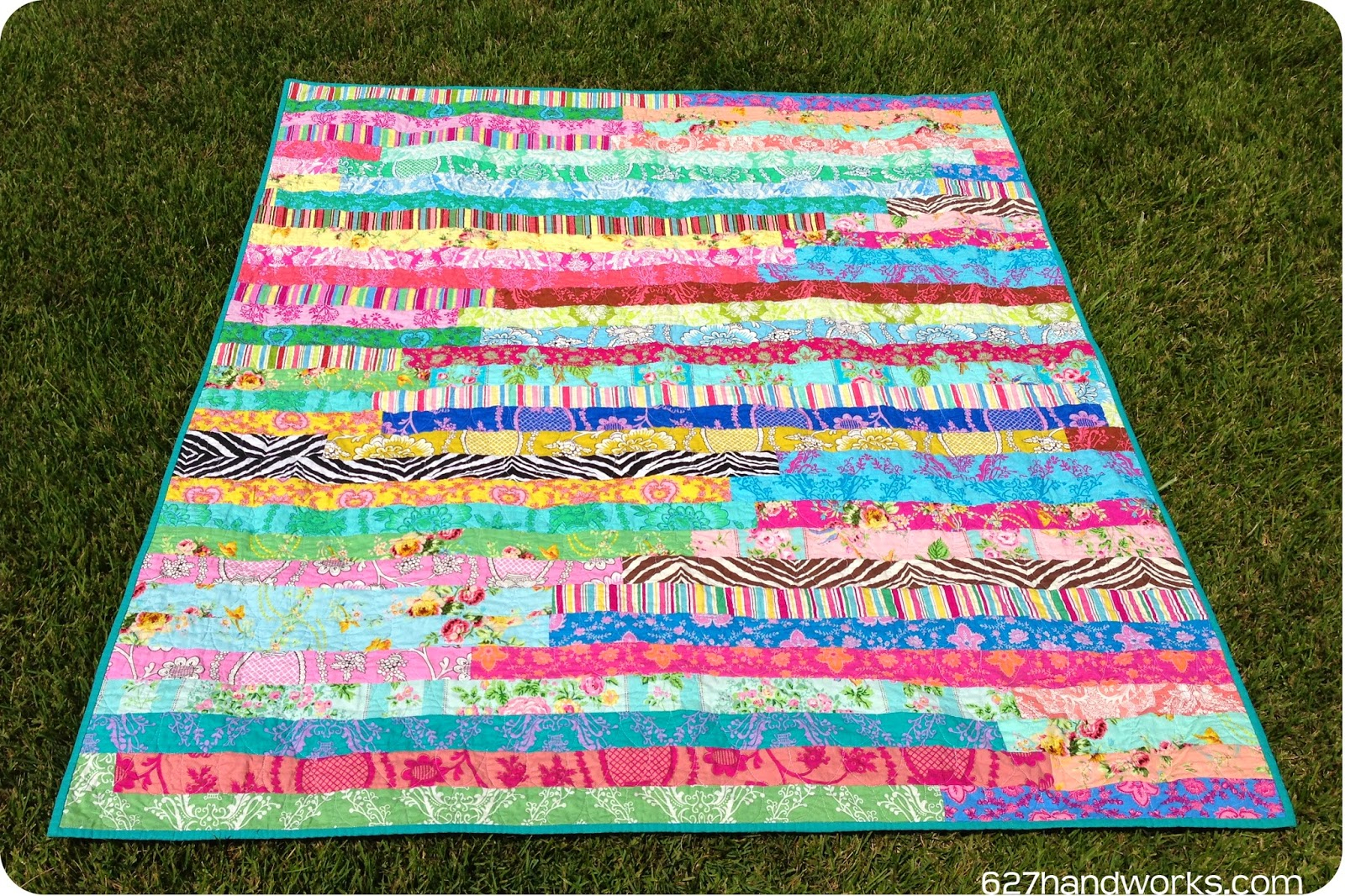 The Crafty Chemist The Jelly Roll Race Quilt