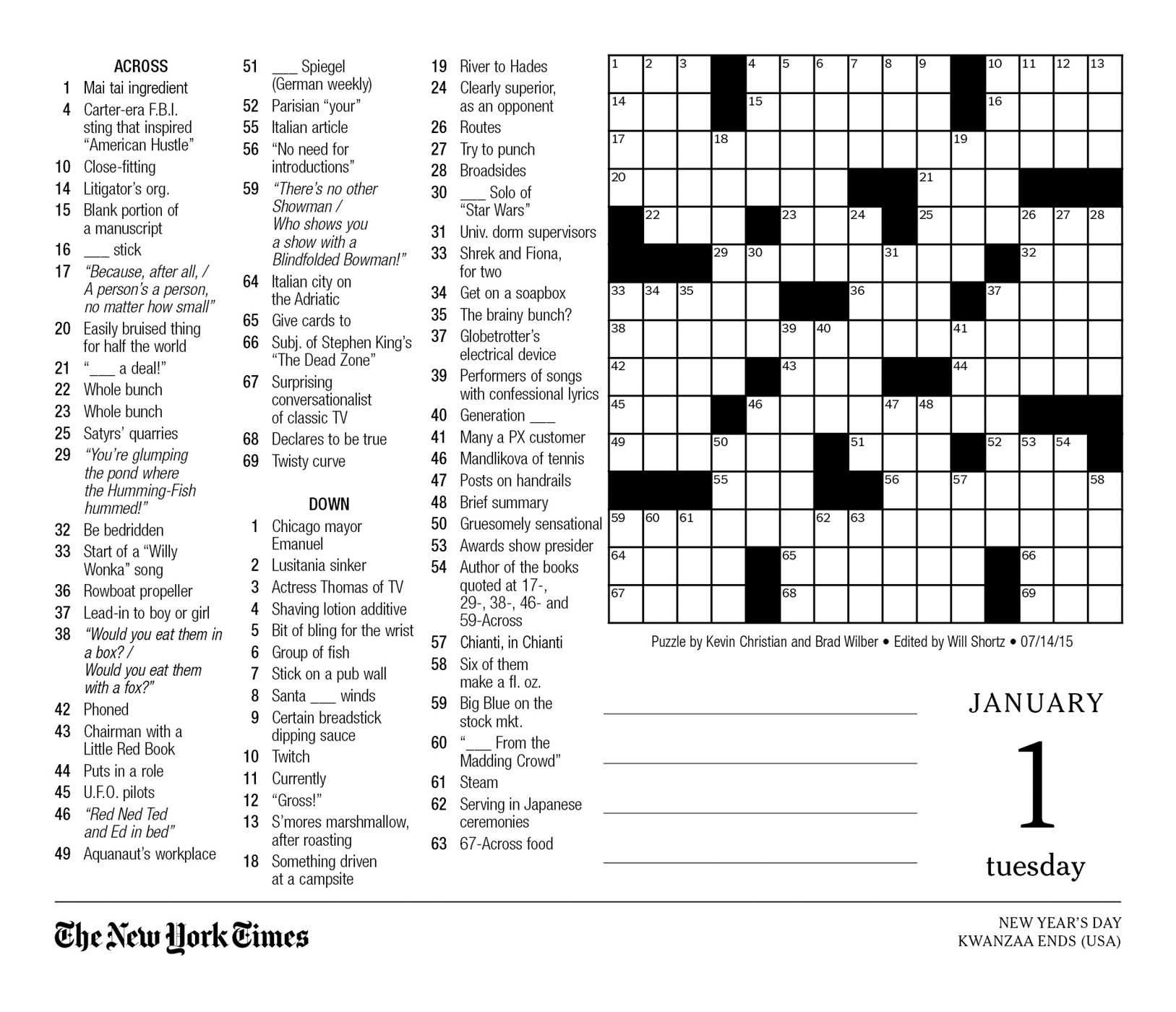 tour group nyt crossword