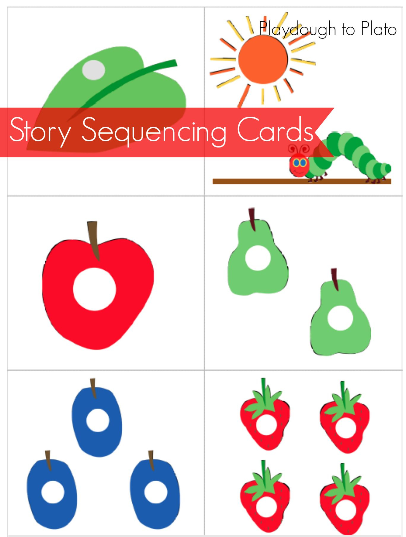 The Very Hungry Caterpillar Printables Sequencing