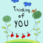 Thinking Of You Love Card Free Greetings Island