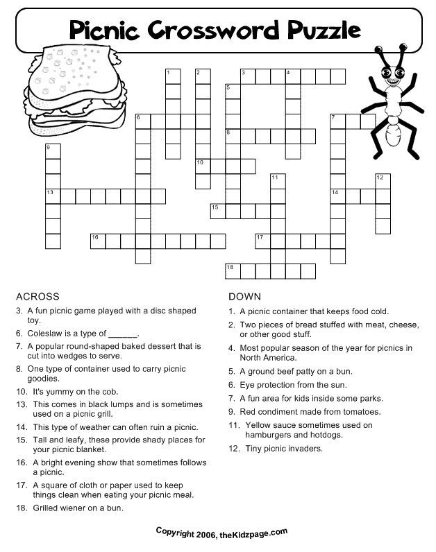 This Printable Crossword Puzzle Is Both Fun And 