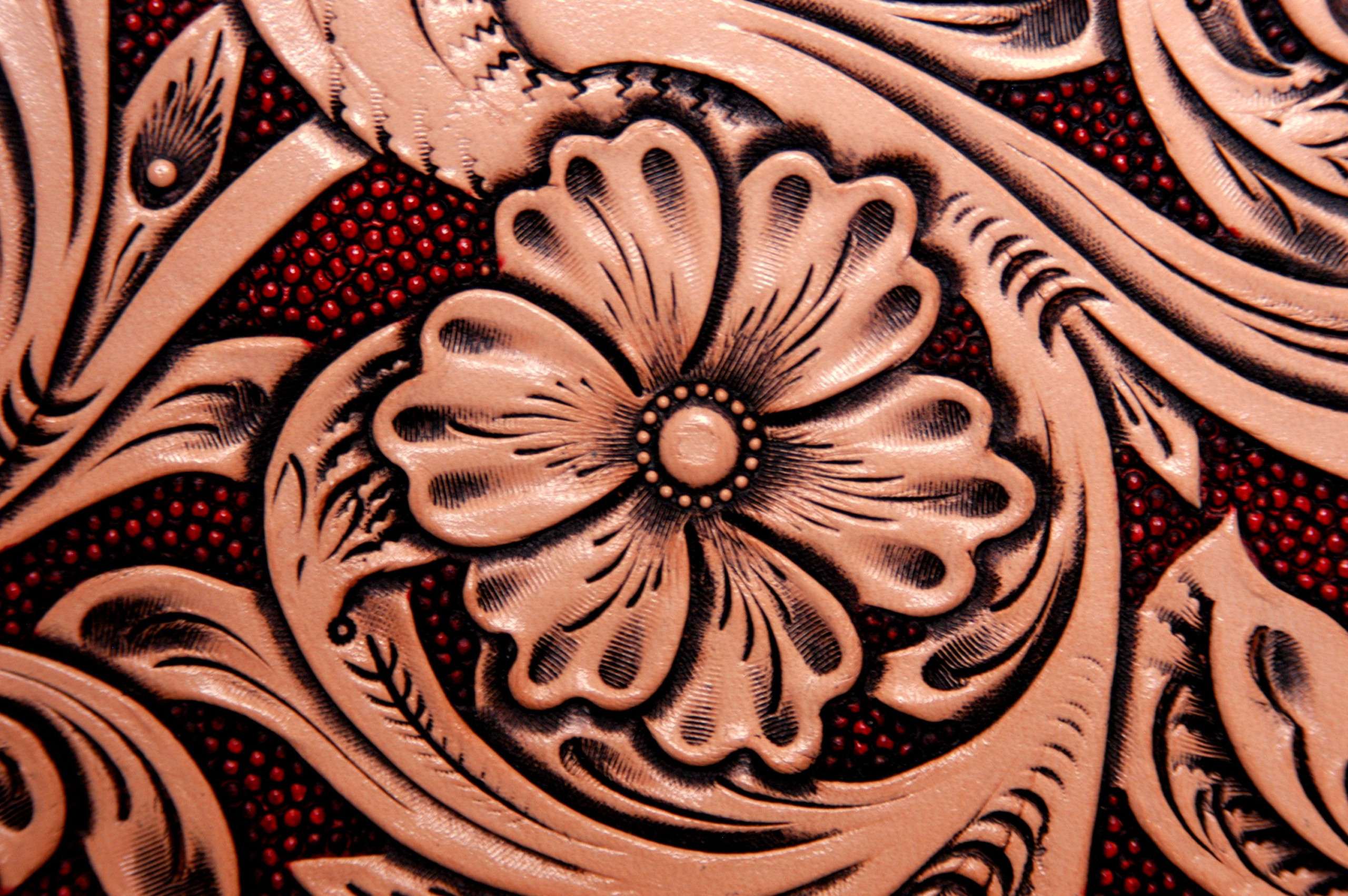 Tooled Leather Background Leather Tooling Patterns