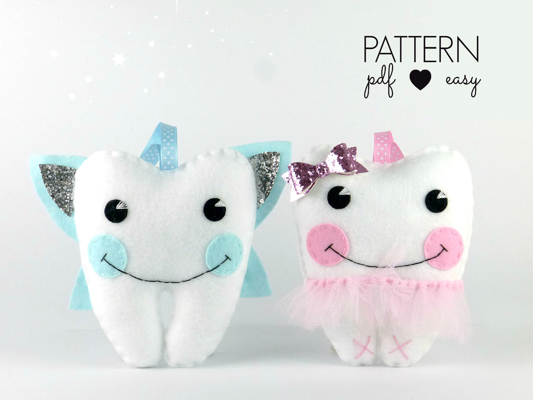 Tooth Fairy Pillow Sewing Pattern Ballerina Fairy