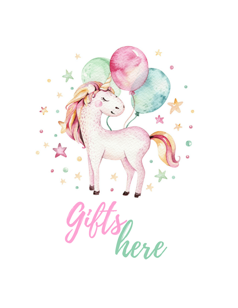 Unicorn Party Free Printables TINSELBOX