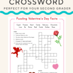 Valentine Crossword Valentines Day Trivia Valentine S