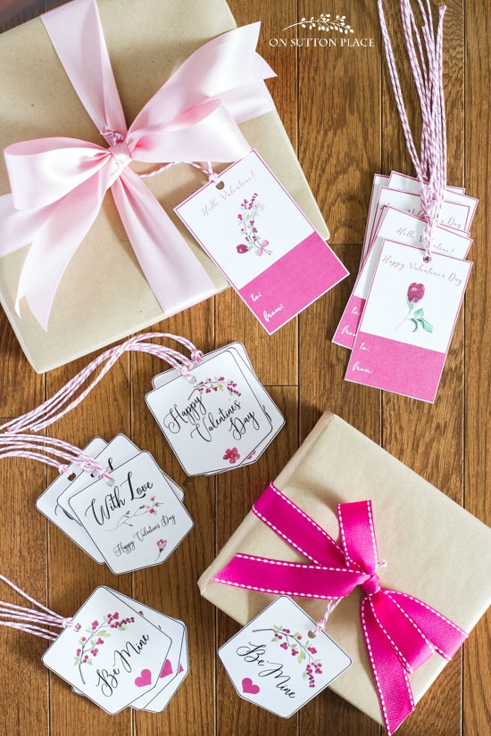 Valentine s Day Free Printable Gift Tags On Sutton Place