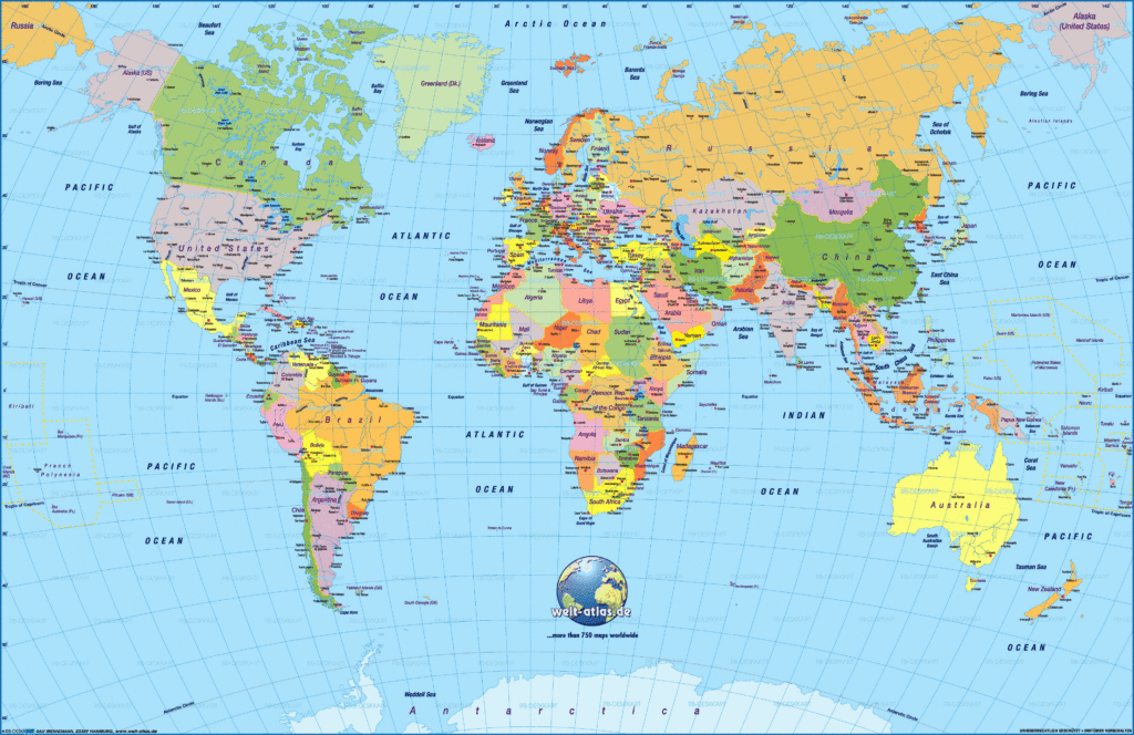 World Map Mappery Free Printable World Map World