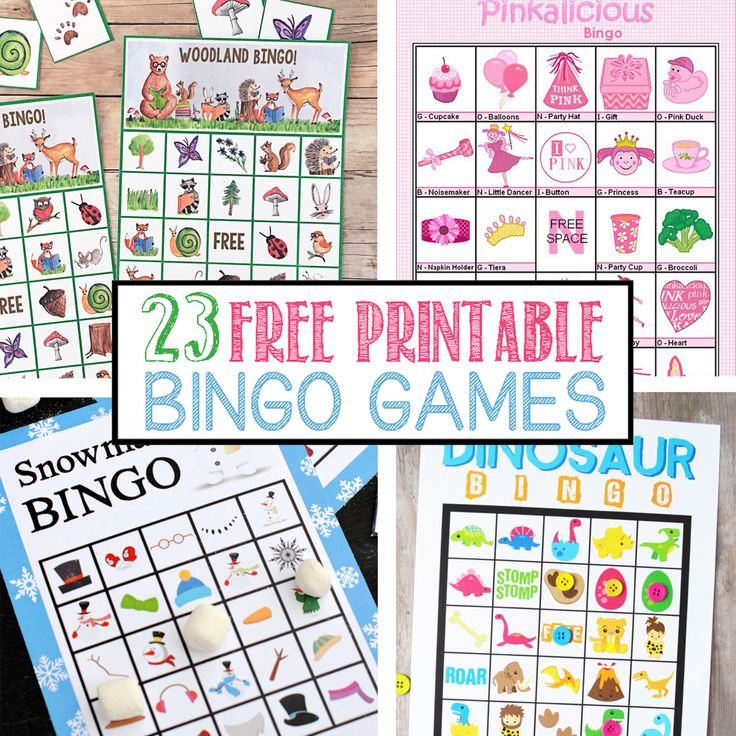 23 Free Printable Bingo Games Bingo Printable Printable 