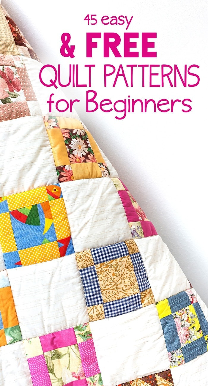 45 Free Easy Quilt Patterns Perfect For Beginners 