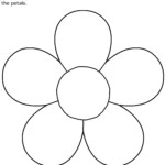 5 Petal Flower Pattern Template 20 Free Cliparts