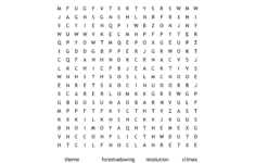 6th Grade Literary Terms Set 1 Word Search WordMint