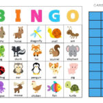 Animal BINGO Card Preschool Activity Bingo Printable