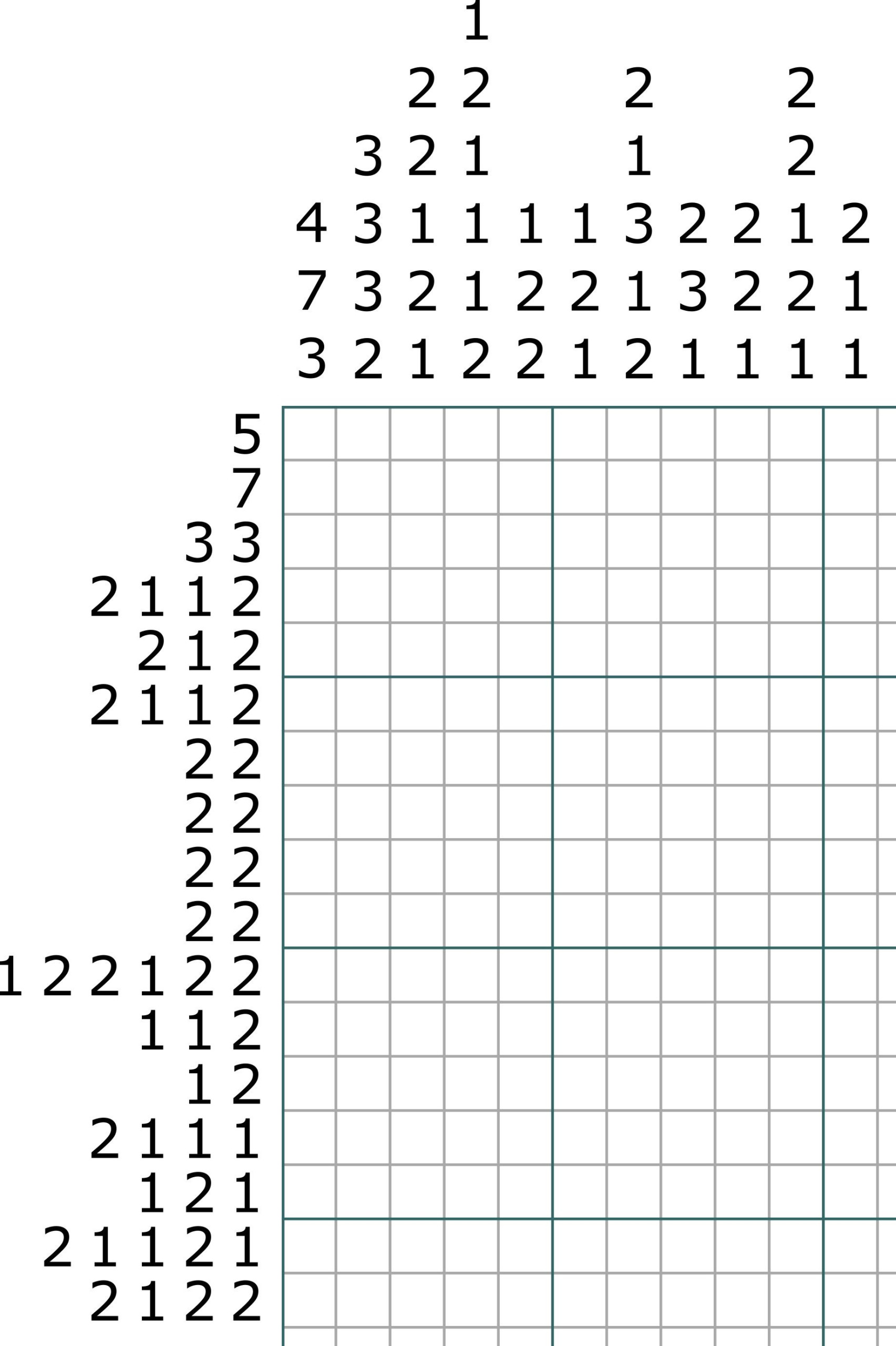 Can You Solve This nonogram logic puzzle brainteaser 