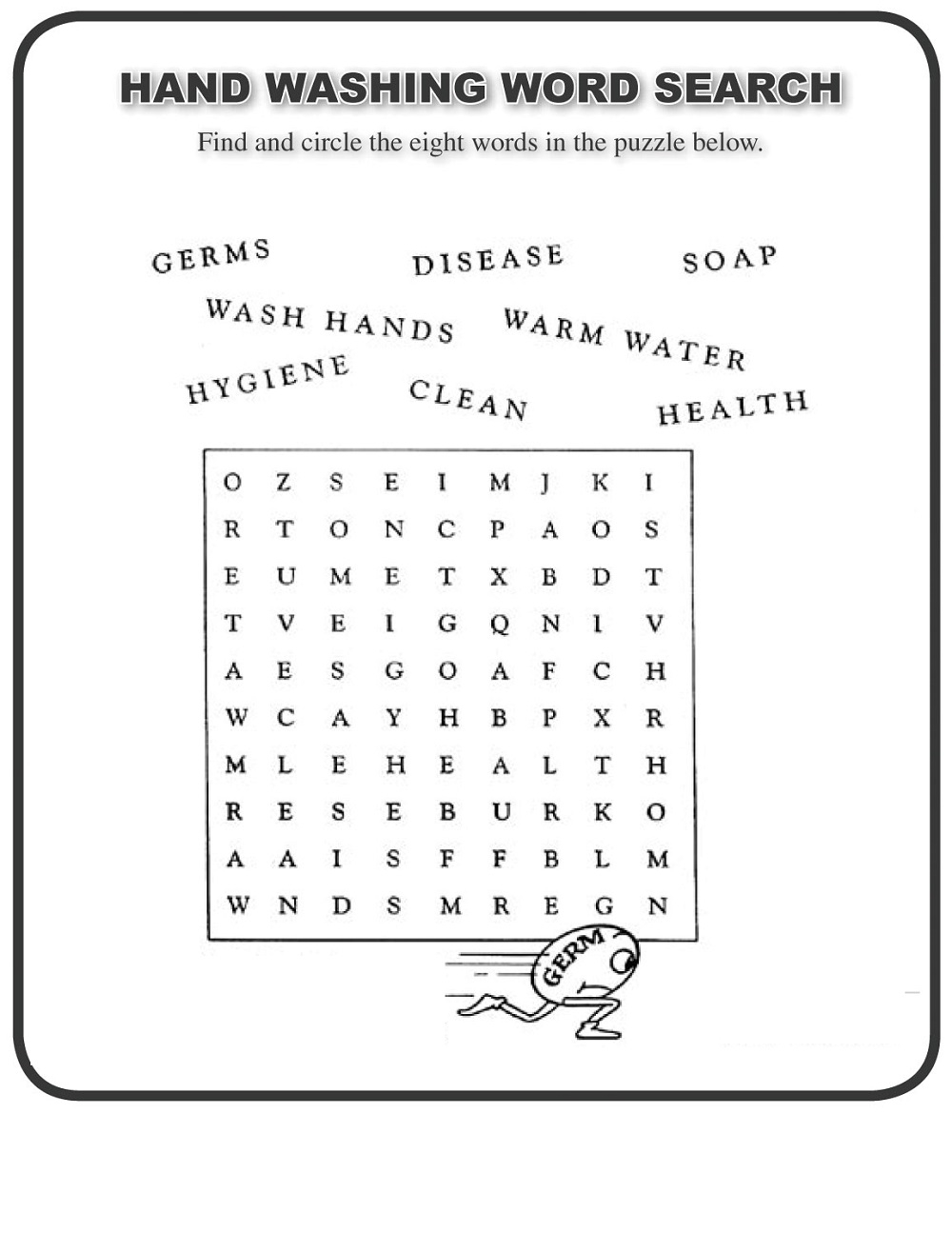 Children Word Search Activity 101 Worksheets