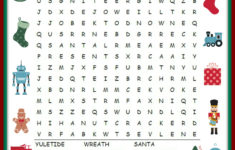 Christmas Word Search Printable Woman Of Many Roles