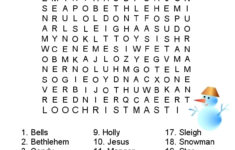 Christmas Wordsearch Coloured Kisses Corner s