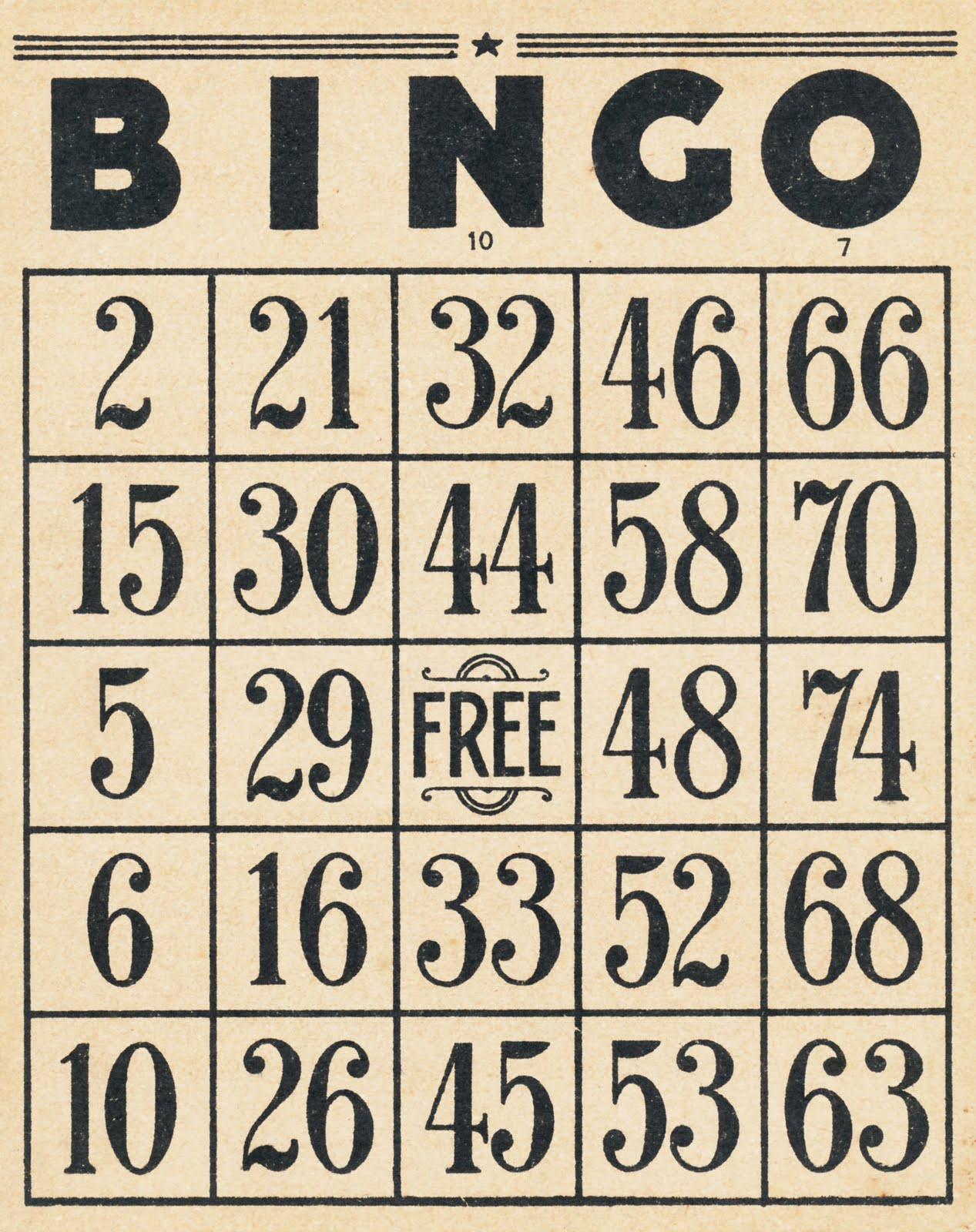 Collage Candy Vintage Bingo Cards And 10 cent Tickets