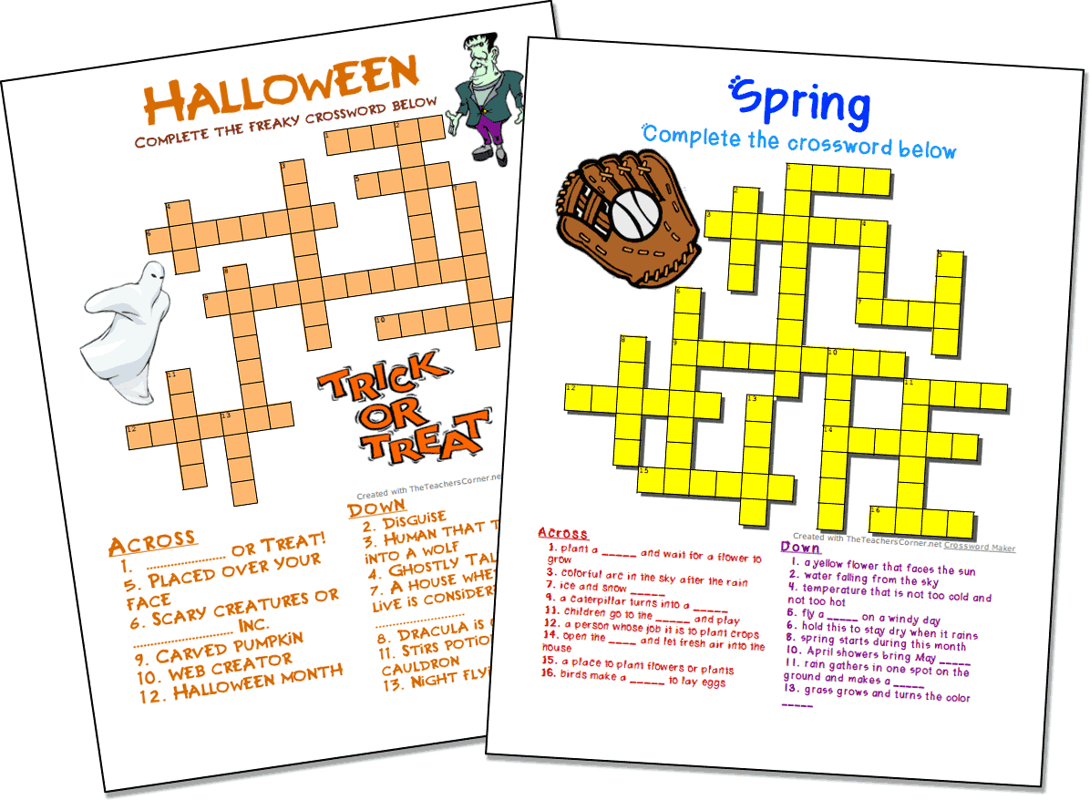 Crossword Maker Free And Printable Free Printable